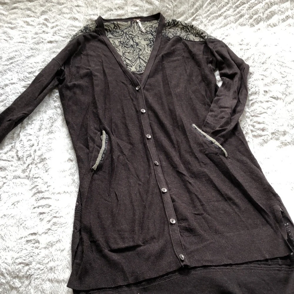 Free People Quincy Yarn Back to‎ You Cardigan
